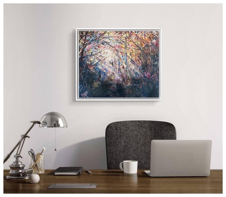 Original Abstract Nature Painting by Jakub Kossakowski