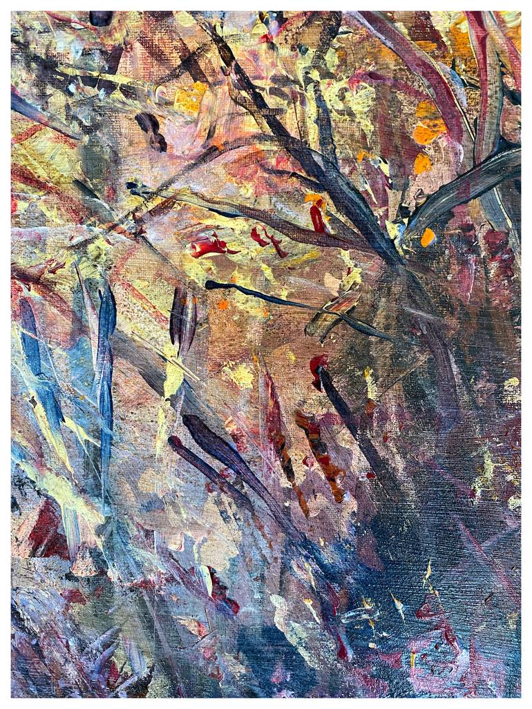 Original Abstract Nature Painting by Jakub Kossakowski