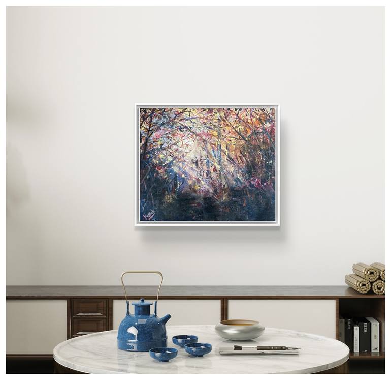 Original Abstract Nature Painting by Jakub Kossakowski