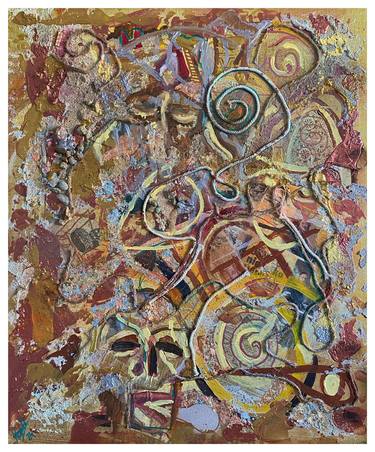 Print of Abstract Expressionism Abstract Collage by Jakub Kossakowski