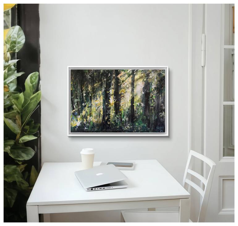 Original Abstract Nature Painting by Jakub Kossakowski