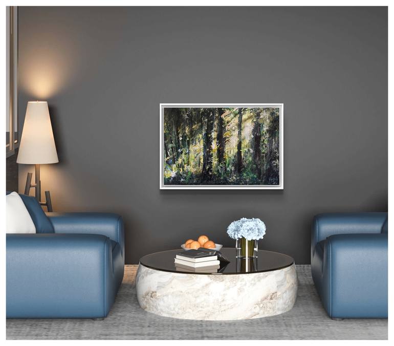 Original Abstract Nature Painting by Jakub Kossakowski