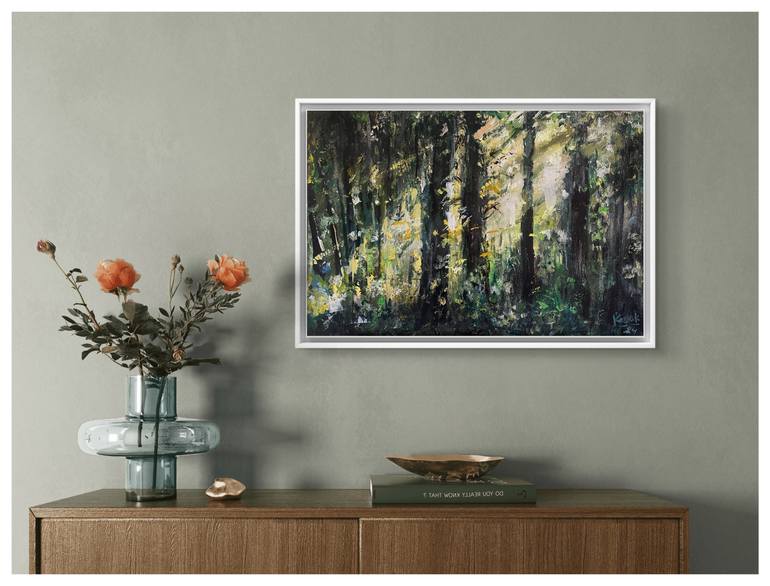 Original Abstract Nature Painting by Jakub Kossakowski