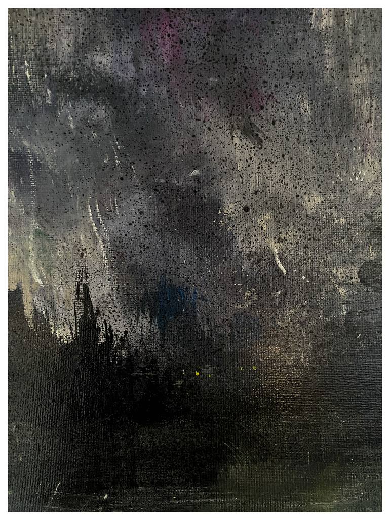 Original Illustration Landscape Painting by Jakub Kossakowski