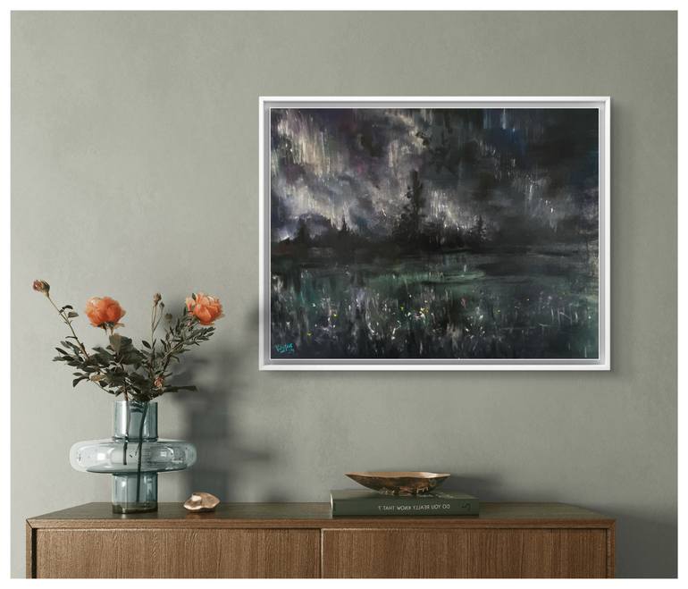 Original Illustration Landscape Painting by Jakub Kossakowski