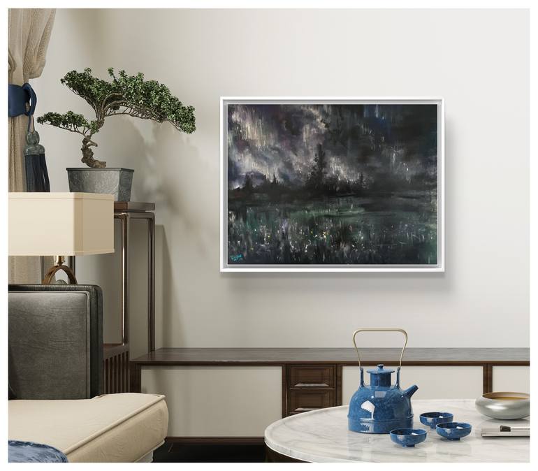 Original Illustration Landscape Painting by Jakub Kossakowski
