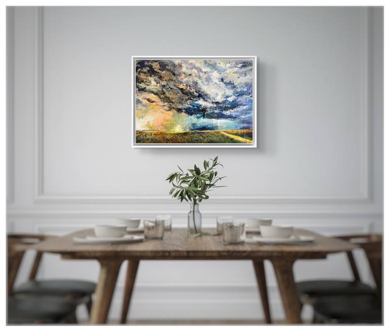Original Expressionism Landscape Painting by Jakub Kossakowski