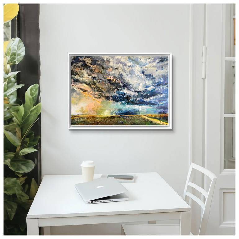 Original Expressionism Landscape Painting by Jakub Kossakowski