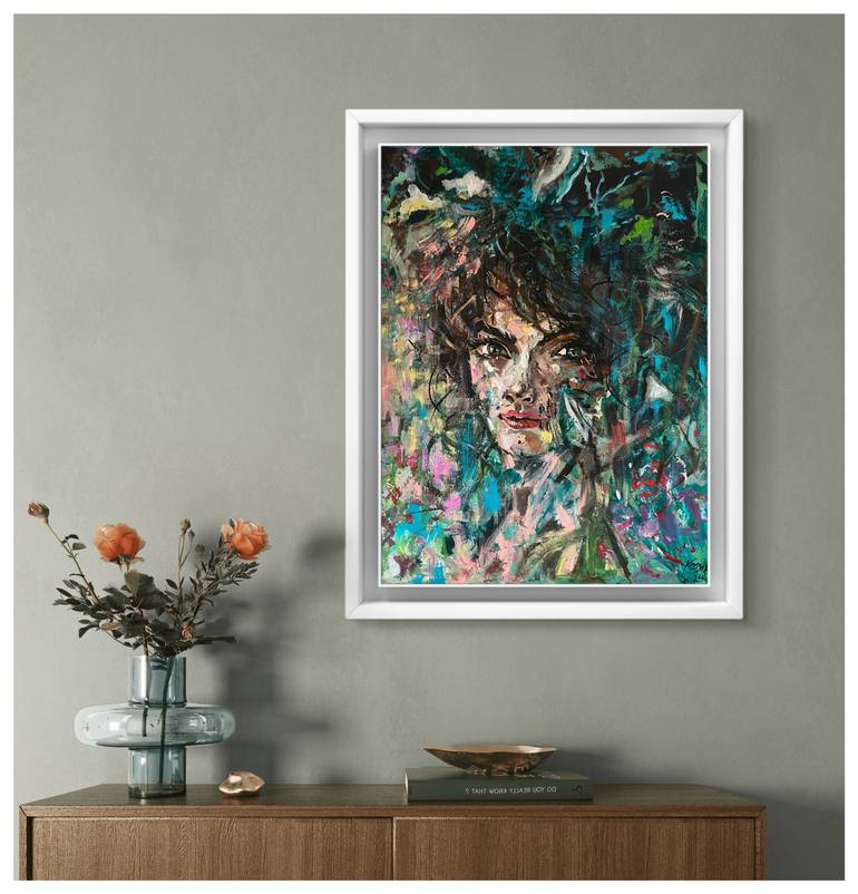 Original Figurative Women Painting by Jakub Kossakowski
