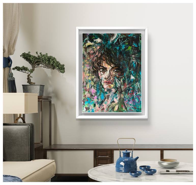 Original Figurative Women Painting by Jakub Kossakowski