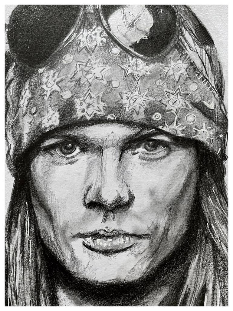 Original Figurative Men Drawing by Jakub Kossakowski