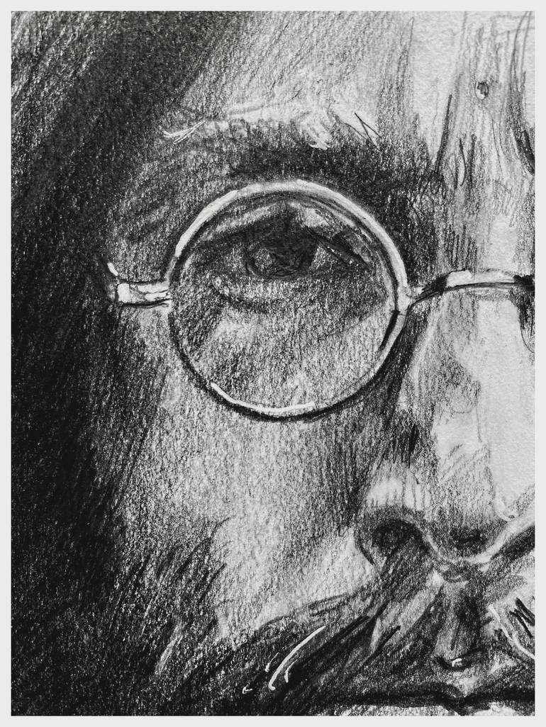 Original Black & White Music Drawing by Jakub Kossakowski