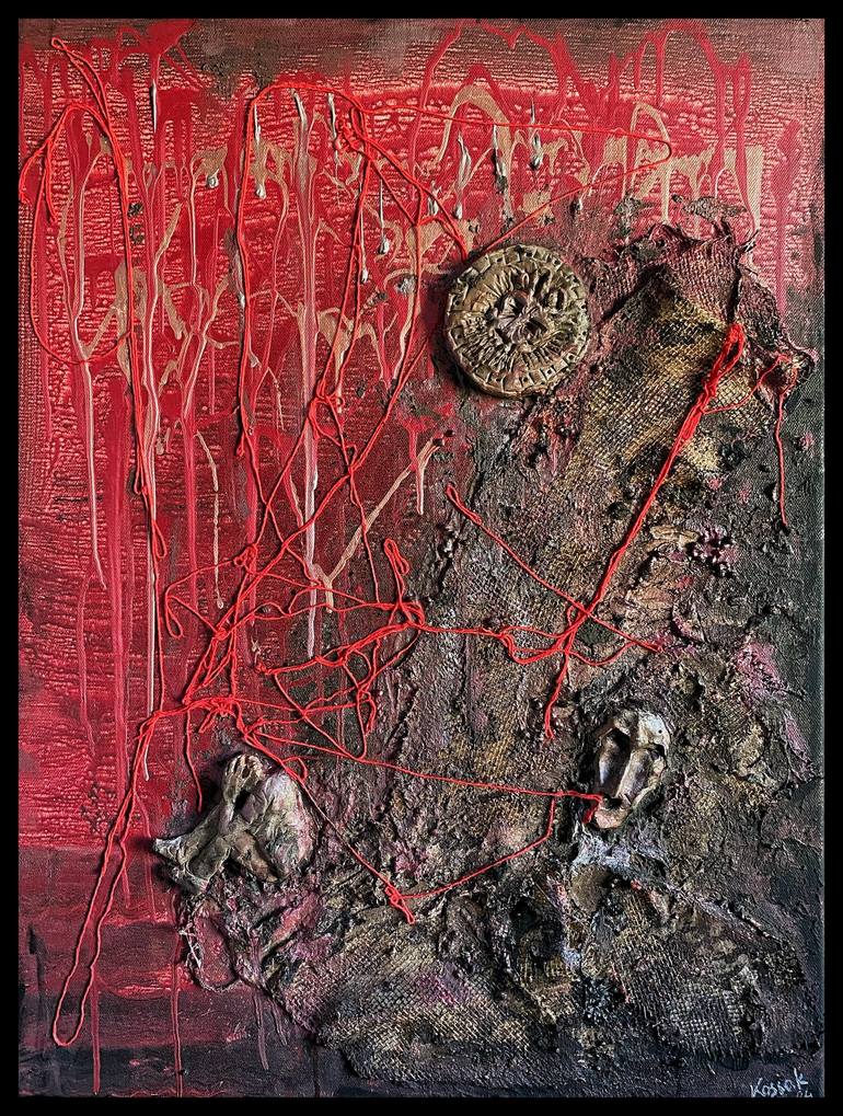 Print of Abstract Expressionism Abstract Mixed Media by Jakub Kossakowski