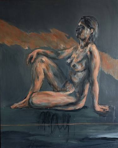 Original Expressionism Nude Paintings by Monika Noga