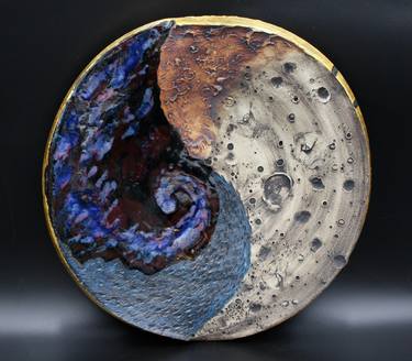 Original Contemporary Outer Space Sculpture by Joel Cherrico