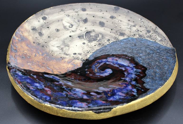 Original Contemporary Outer Space Sculpture by Joel Cherrico
