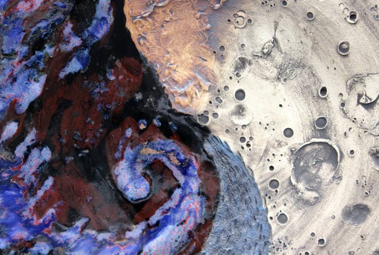 Original Contemporary Outer Space Sculpture by Joel Cherrico