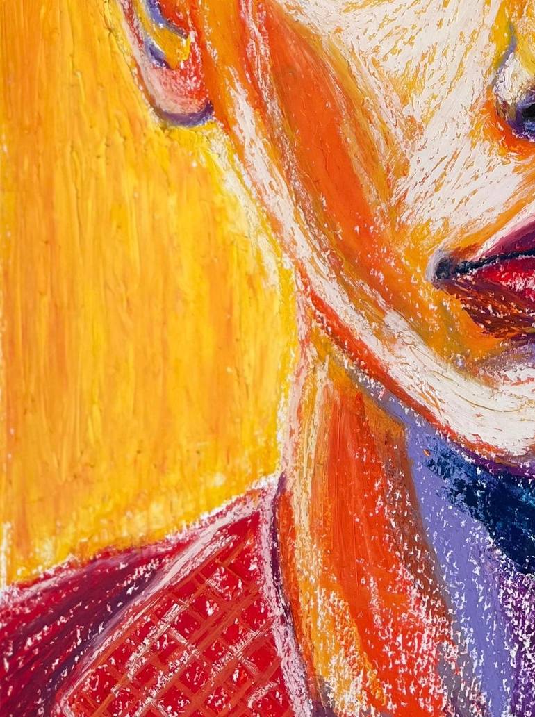 Original Impressionism Women Painting by Adriano Conti