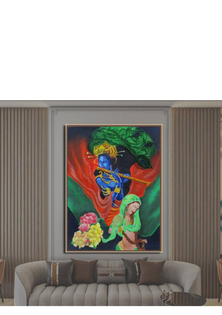 Original Color Field Painting Home Painting by Ekta Bhati
