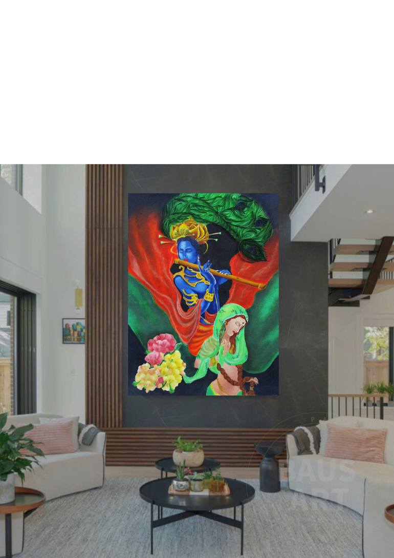 Original Color Field Painting Home Painting by Ekta Bhati