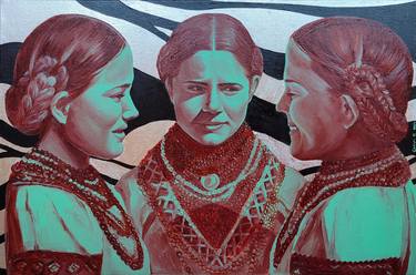 Original Women Paintings by Oksana Sklym