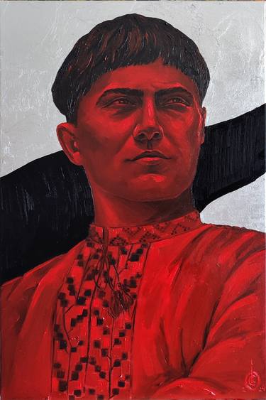 Original Contemporary Men Paintings by Oksana Sklym