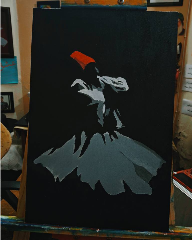 Original Abstract Painting by Anwaar Ahmed
