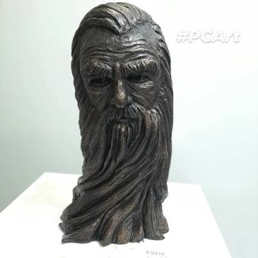 Original Figurative Men Sculpture by Peggy Coussement