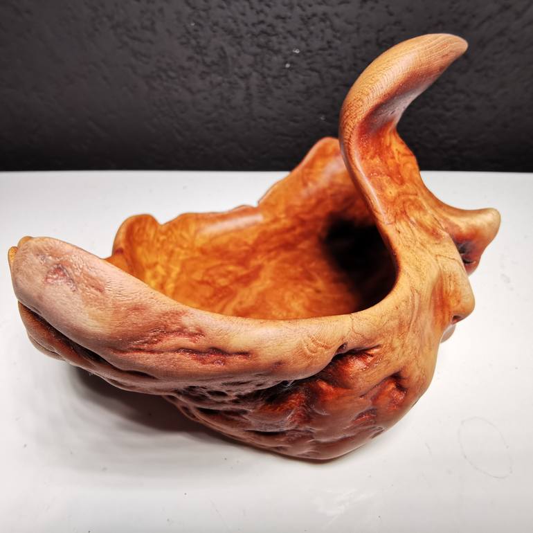 Original Art Deco Nature Sculpture by Oleh Orlov