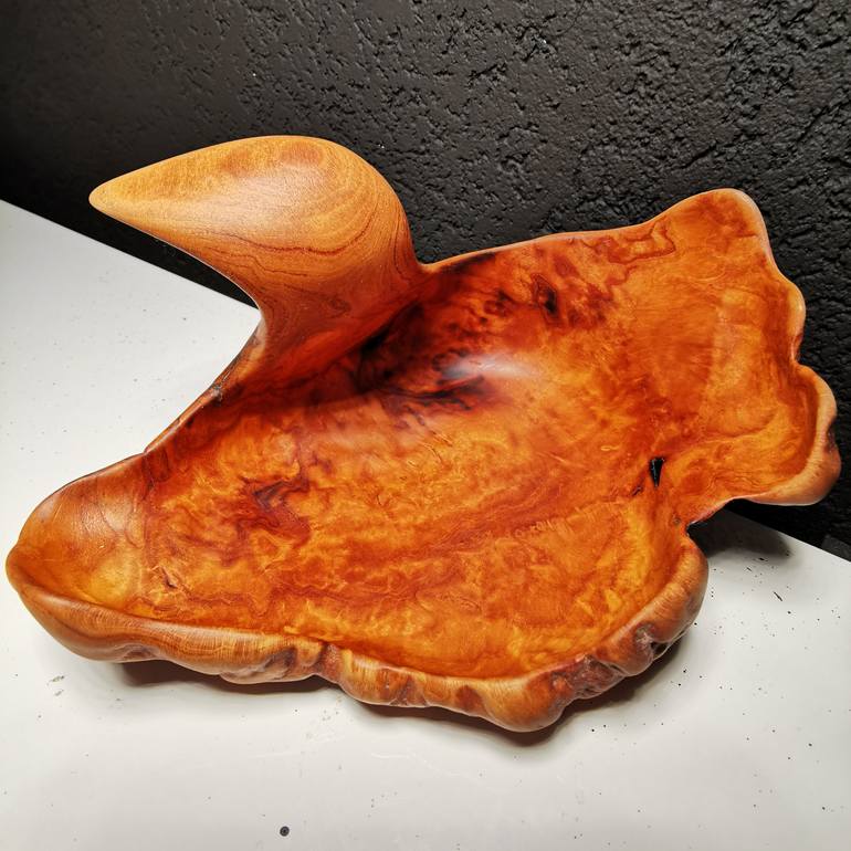 Original Art Deco Nature Sculpture by Oleh Orlov