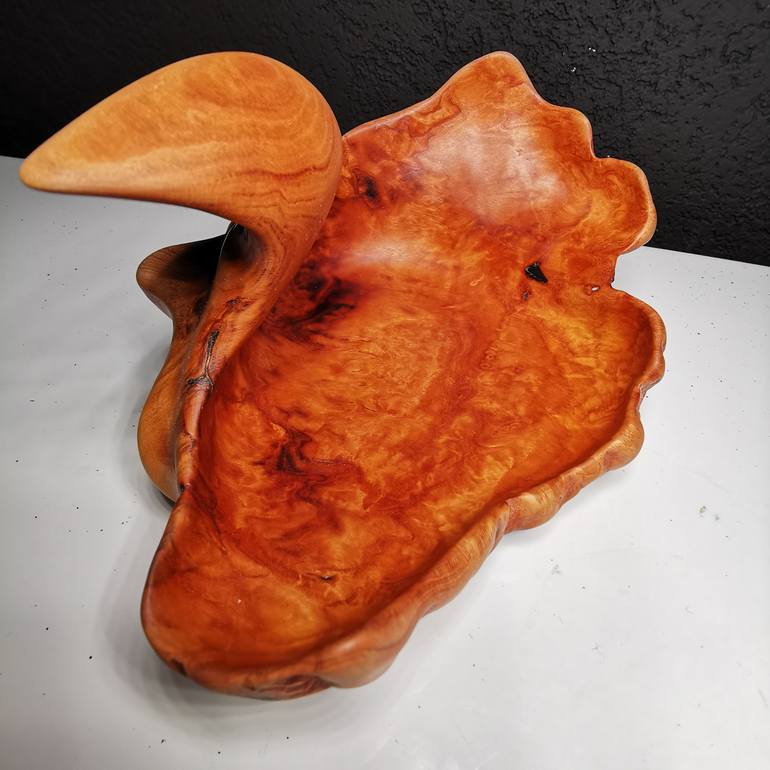 Original Art Deco Nature Sculpture by Oleh Orlov
