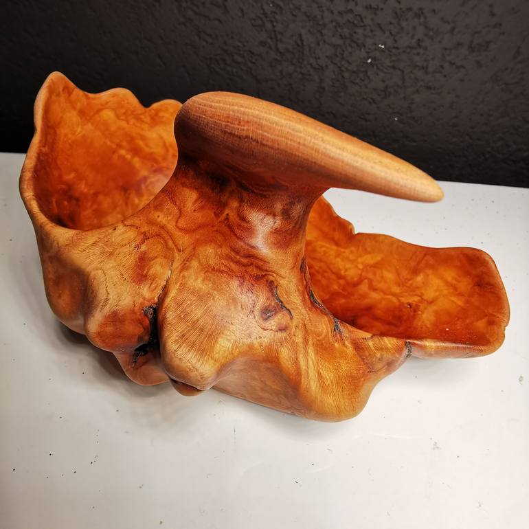 Original Art Deco Nature Sculpture by Oleh Orlov