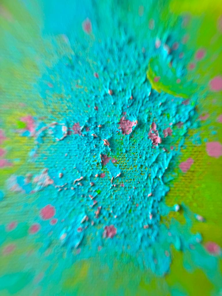 Original Abstract Classical Mythology Painting by Juliette Brekman