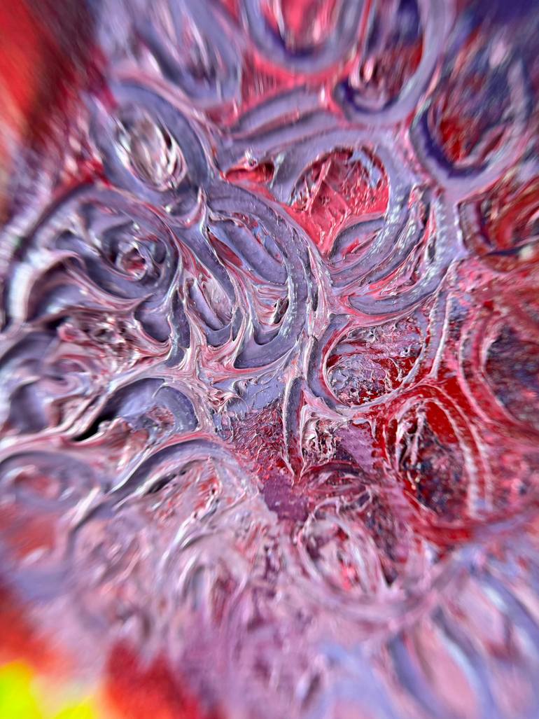 Original Abstract Fantasy Painting by Juliette Brekman