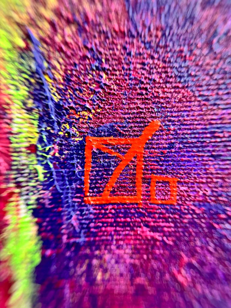 Original Abstract Fantasy Painting by Juliette Brekman