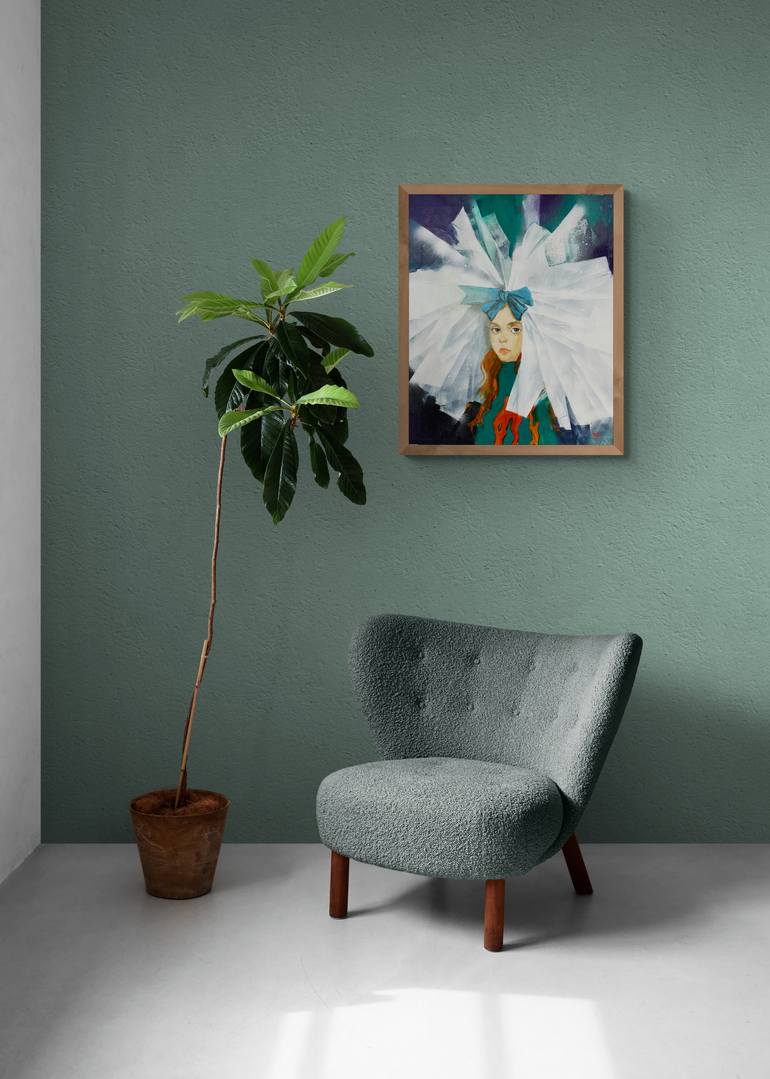 Original Realism Children Painting by Juliette Brekman