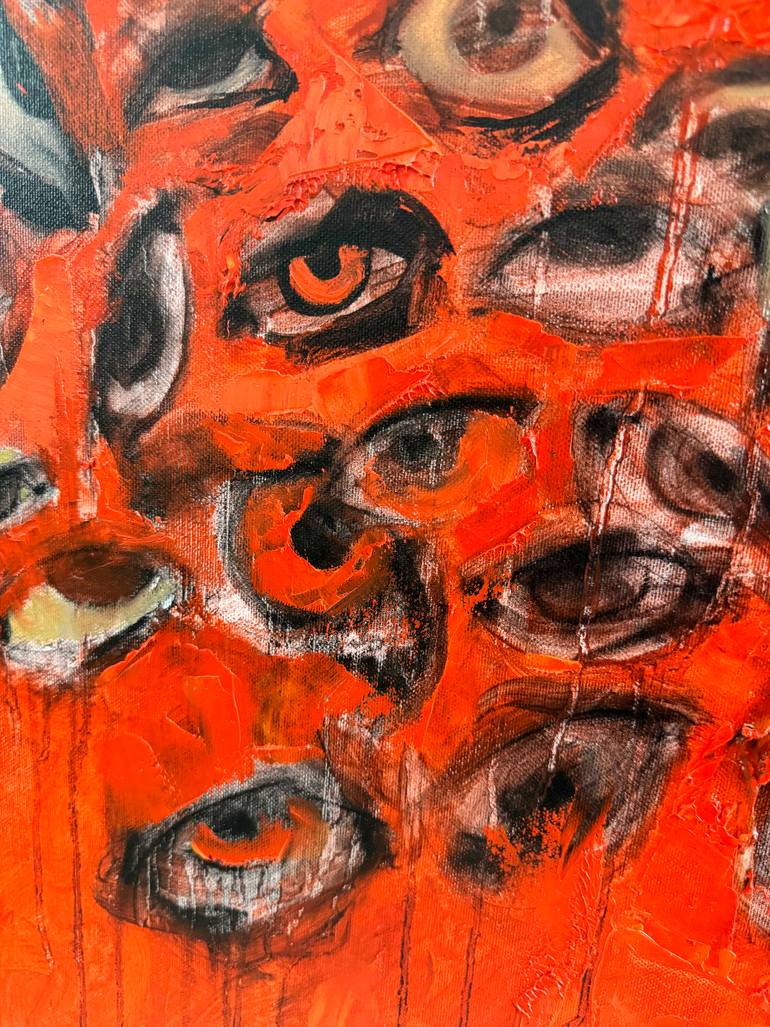 Original Abstract Expressionism Abstract Painting by Juliette Brekman