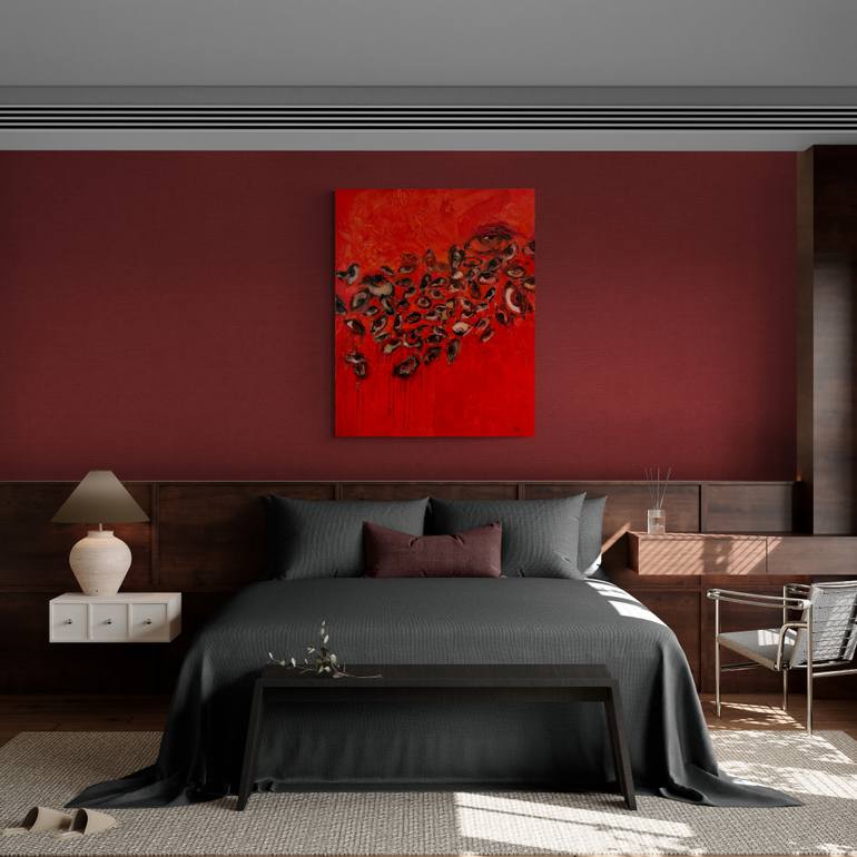 Original Abstract Expressionism Abstract Painting by Juliette Brekman