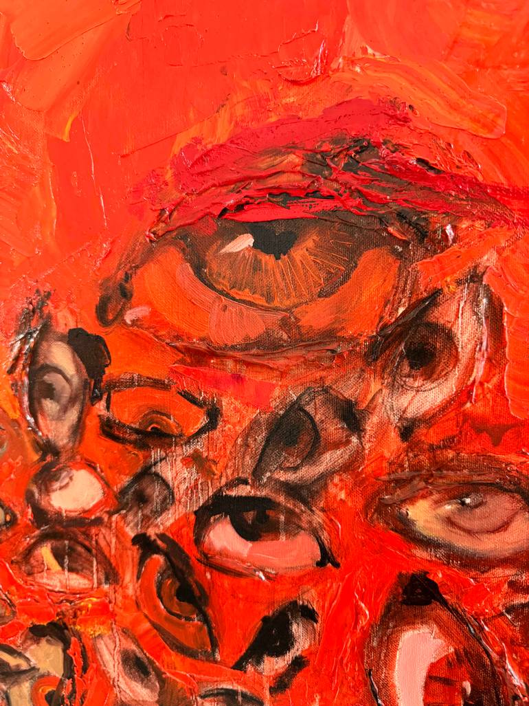 Original Abstract Expressionism Abstract Painting by Juliette Brekman