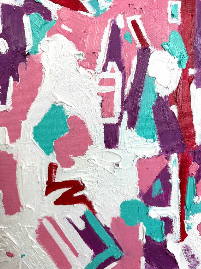 Original Cubism Abstract Painting by Juliette Brekman