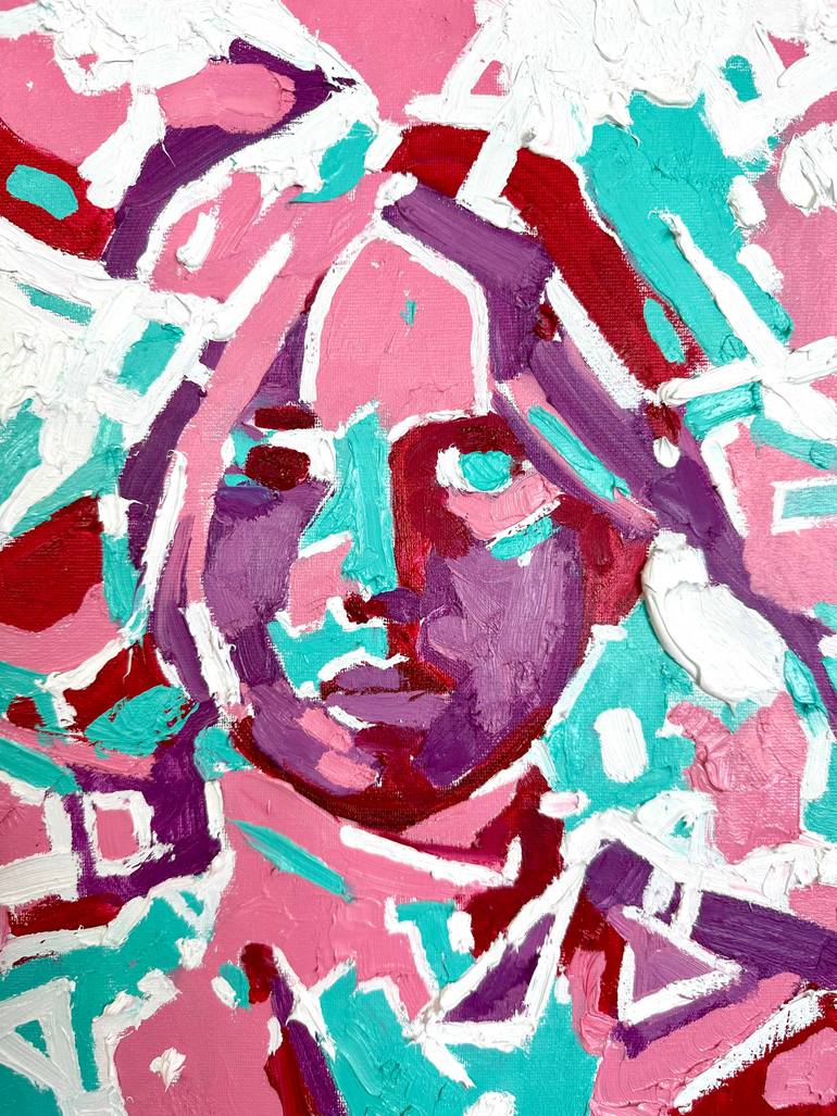 Original Cubism Abstract Painting by Juliette Brekman