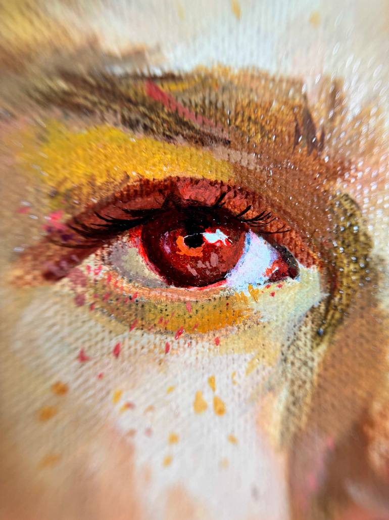 Original Portraiture Children Painting by Juliette Brekman