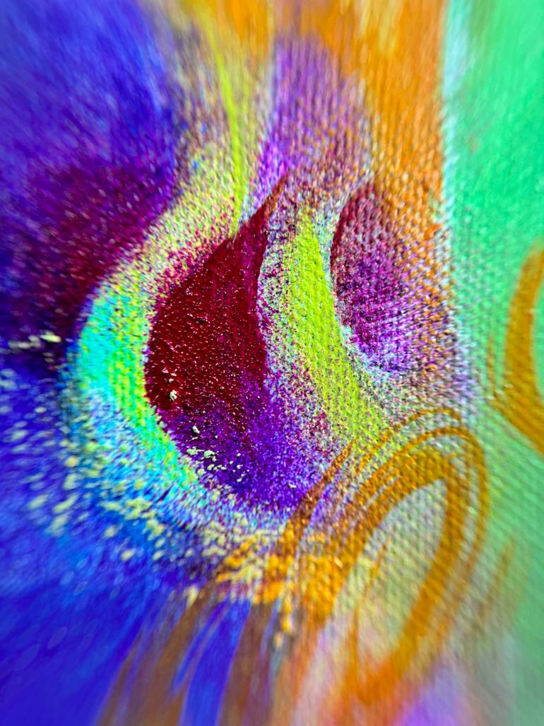 Original Abstract Women Painting by Juliette Brekman