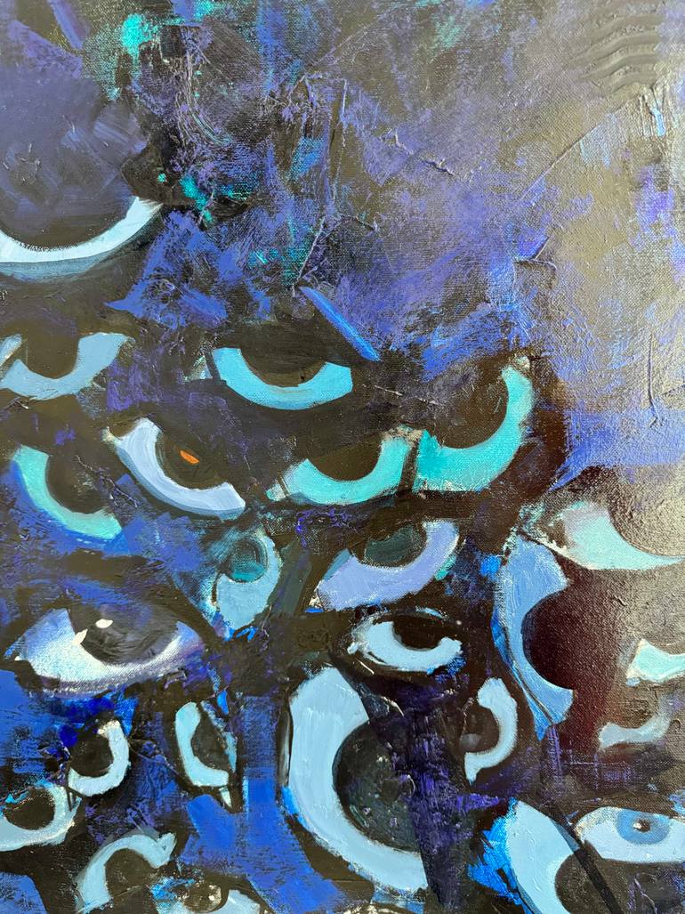 Original Abstract Expressionism Abstract Painting by Juliette Brekman
