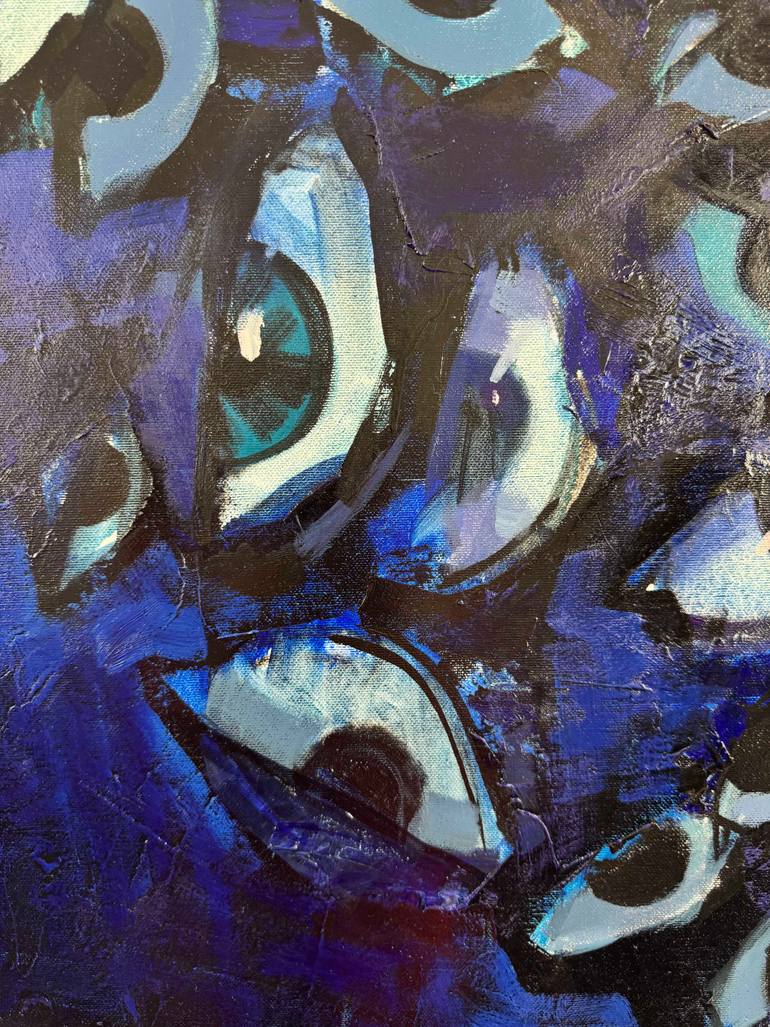 Original Abstract Expressionism Abstract Painting by Juliette Brekman