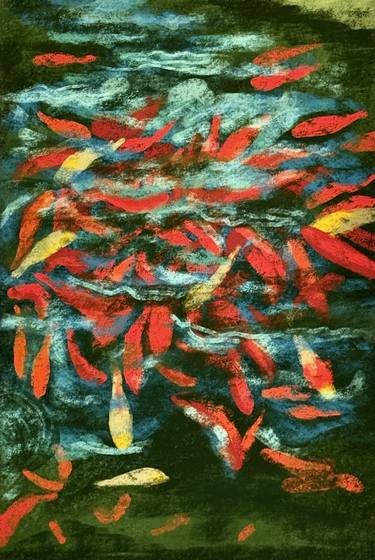Original Abstract Nature Digital by Kyriakoula Lemos