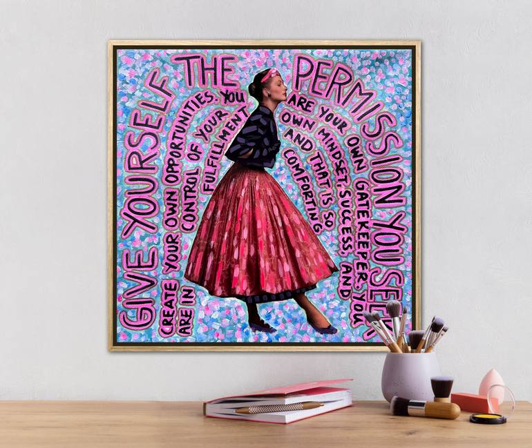 Original Art Nouveau Fashion Painting by Kristin Ruscher