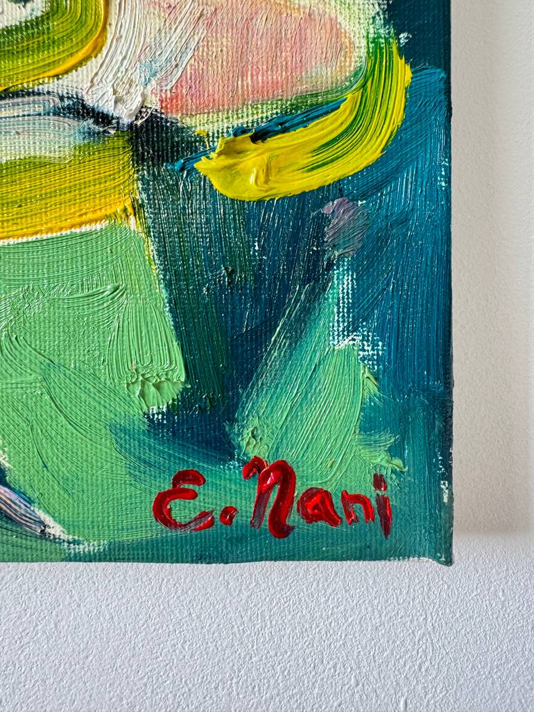 Original Expressionism Animal Painting by Elena Nanieva