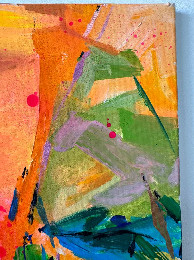 Original Abstract Landscape Painting by Elena Nanieva