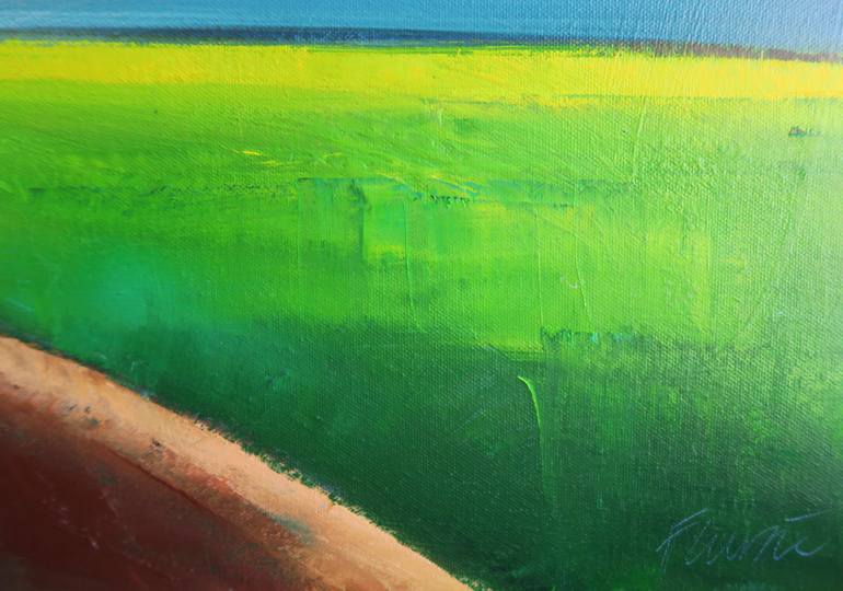 Original Conceptual Landscape Painting by Francesca Currie